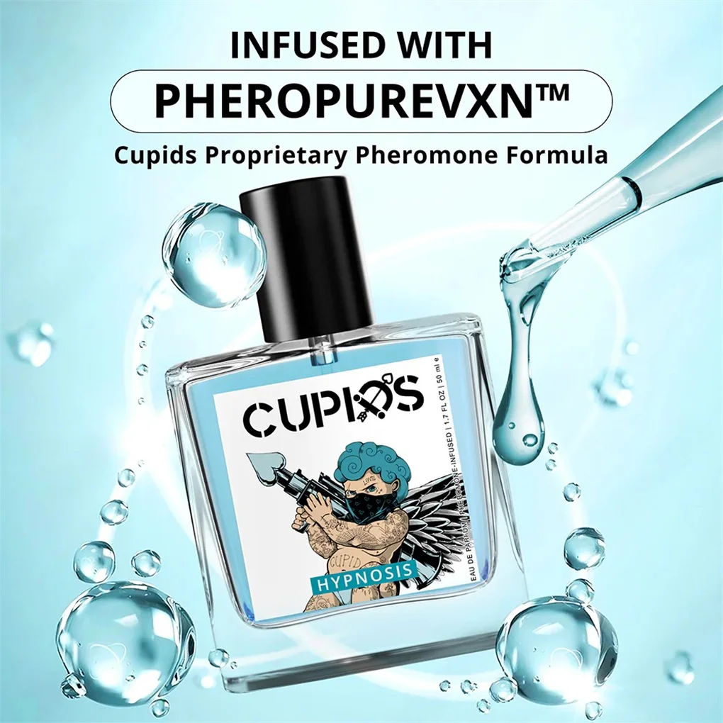 50ml Cupid Original Hypnosis 2.0 Pheromone-Infused Cologne For Men Spray 2