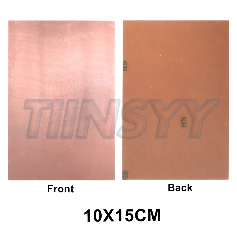 PCB 단면 구리 도금 라미네이트 5x7 7x10 10x15 DIY 키트 적층 회로 기판