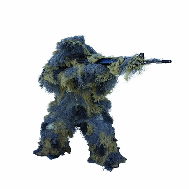 1.5M Mlitary CS Hunting Blind Gun Wraps Camouflage Ghillie Suit Accessories Airsoft Hunting Blind Ropes Elastic Synthetic Fiber