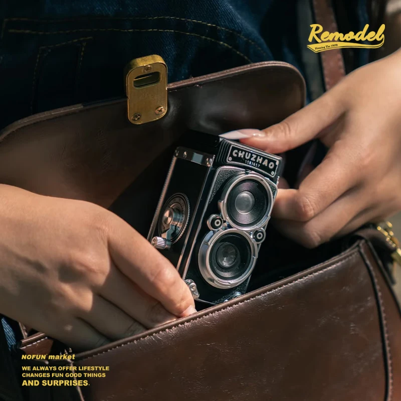 CCD Dual Reflex Retro Camera Photoes Video Mini Digital TLR Camera