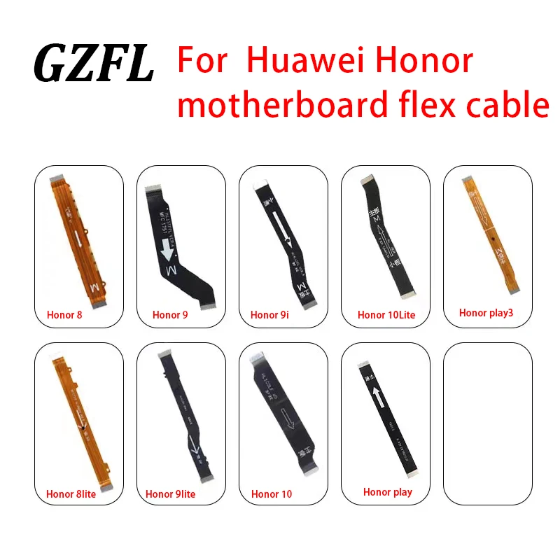 

Материнская плата для Huawei Honor 8Lite 9 9Lite 9i 10 10Lite play play3, коннектор USB, плата с ЖК-дисплеем, гибкий кабель, запасные части