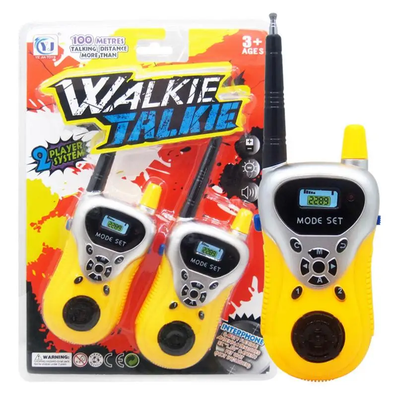 Walkie Talkies For Kids 2pcs Electronic Long Range Walky Talky Phone Radio Interphone Mini Toys Talkie Walkie Boy Girl Gifts 5