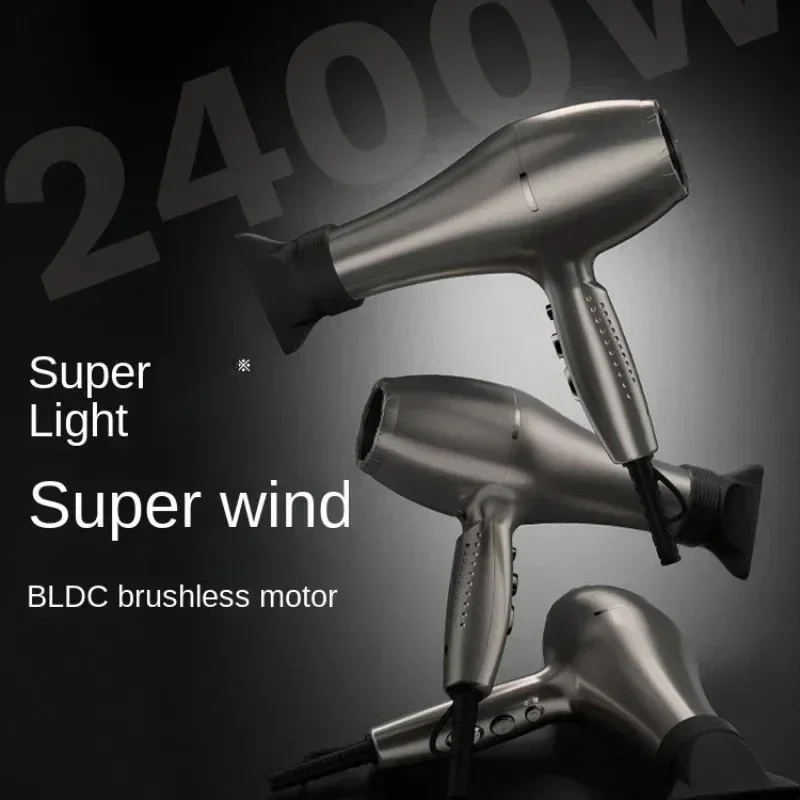 Professional Hair Dryer Hair Salon/Barber 2400W High Power Wind Negative Ions Large Wind Blow Dryer 3 Gears Care