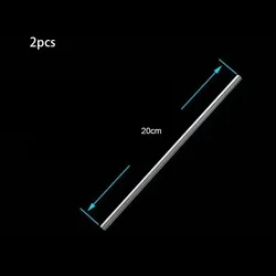 Acrylic Aquarium Connector Set - U-Shape Tube Elbow for Air Pump and Filter Systems (2-Pack) (Straight 20cm)