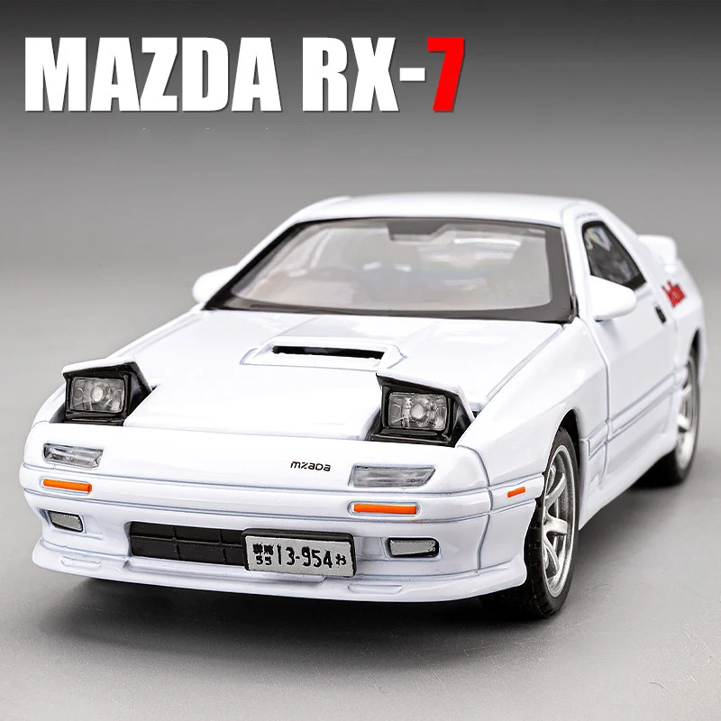1:32 Mazda RX7 AE86 JDM Mazda MX5 Car Model Alloy Car Die Cast Toy