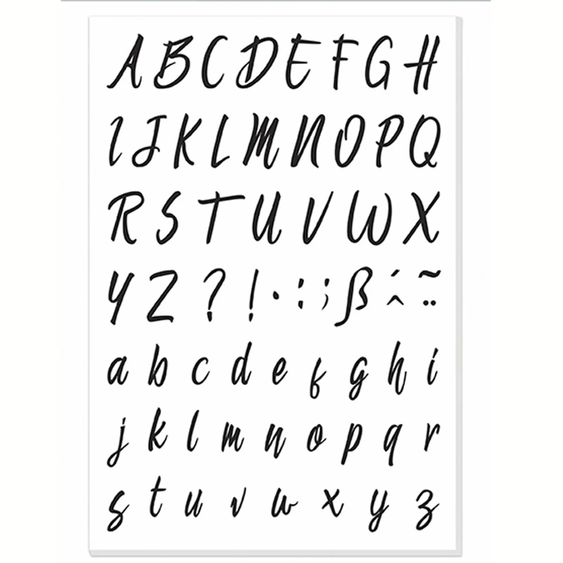 ZFPARTY Transparent Clear Silicone Stamps for DIY Scrapbooking/Card Making/Kids Crafts Fun Decoration Supplies
