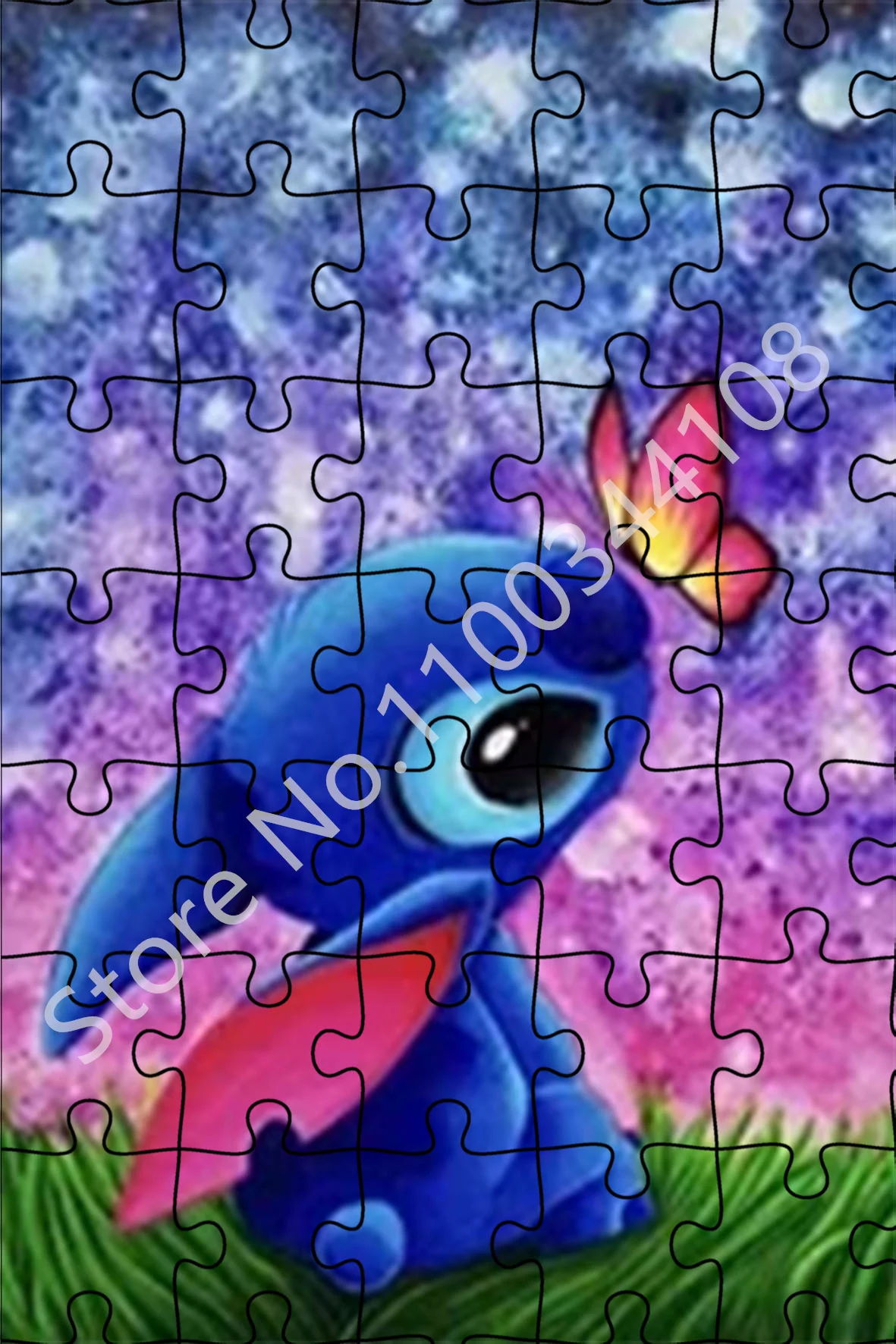1000 Piece Puzzle Disney Movie Lilo & Stitch Diy Cartoon Creative