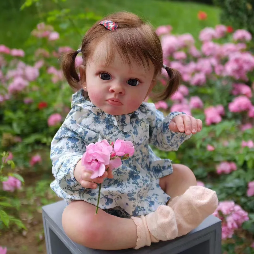 55Cm Tutti Bebé Reborn Girl 3D Painted Quality Realistico Real Reborn Dolls Muecas Reborn Reales Para Nias