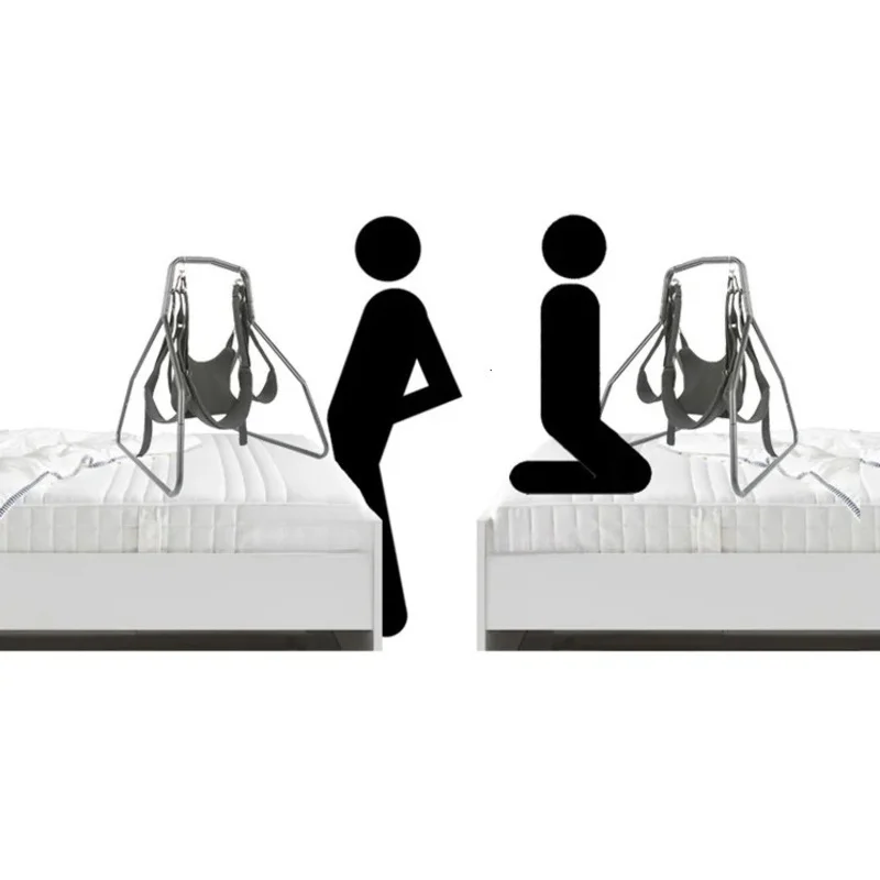 Sex Hammock Chair Pillow Set Adjustable Restraints Fetish Sex Position Bondage Swing Frame Adult Games Furniture
