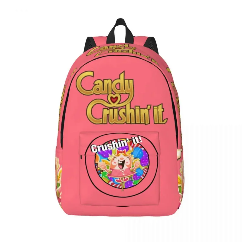 

Crushin'It! Tiffi Candy Crush Backpack for Boy Girl Kids Student School Bookbag Daypack Preschool Kindergarten Bag Durable