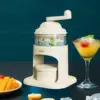 Mini Hand Crank Ice Crusher Snow Cone Machine for Party Restaurants Outdoor 3