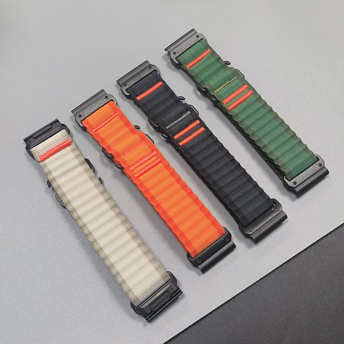 QuickFit Durable Nylon Watch Strap - 26mm/22mm