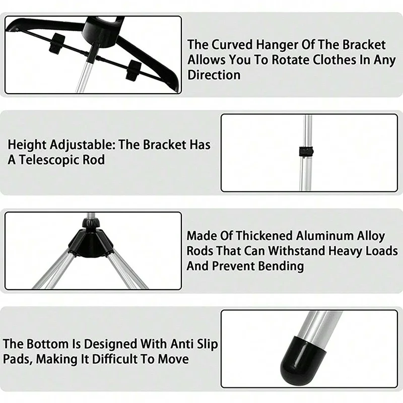 Clothes Steamer Rack 160cm Adjustable Clothes Steamer Rack Telescopic Vertical Fabric Hanging