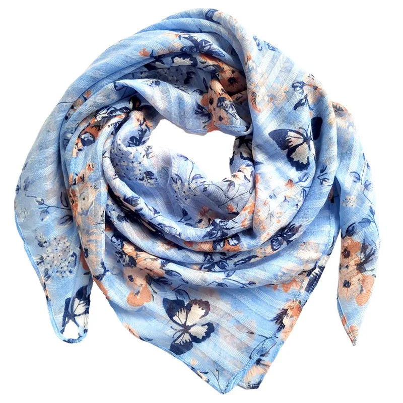 

Fashion Print Scarves For Women Silk Satin Hijab Scarf Female 90*90cm Brand Square Shawl Headband Scarfs