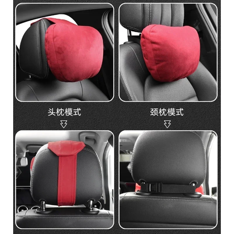 Car Styling XPENG Xiaopeng P7 P7i G3 G6 G9 Car Breathable Lumbar Headrest Neck Pillow Waist Back Support