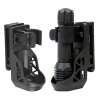 Tactic Flashlight Holsters 360 Degrees Rotatable Flashlight Cover Case with Leve 2