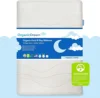 Dream Pack and Play Mattress [Dual-Sided] Firm Infant Side  Memory Foam Toddler Side  Plush 100% Organic Cover  Fits Most 1