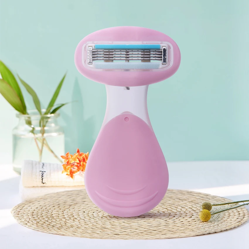 Portable Shaving Razor For Women 4 Blade Whole Body Hair Removal Shaver