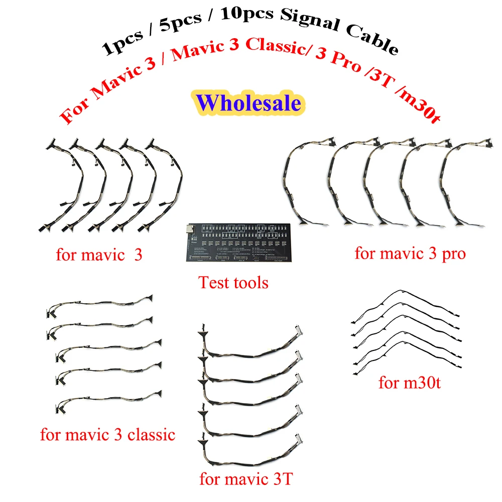Original Gimbal Signal Cable & Test Board for Mavic 3 / Mavic 3 Classic/ Pro /3T / M30T Test Tool Repair Parts