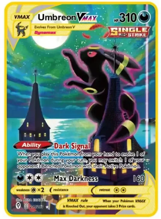 thumbnail image 1 of English Metal Cards Pocket Monster Letter Pocket Monster Iron Card Mewtwo Pikachu Gx Charizard Vmax Carta Collectible Card Gifts, 1 of 5