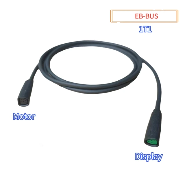 Bafang MID Motor Cable 1T2 Instrument Cable Extended Cable M410 M500 M510 M600 M800 M820 M560 Mid Motor 1T1 Display Line