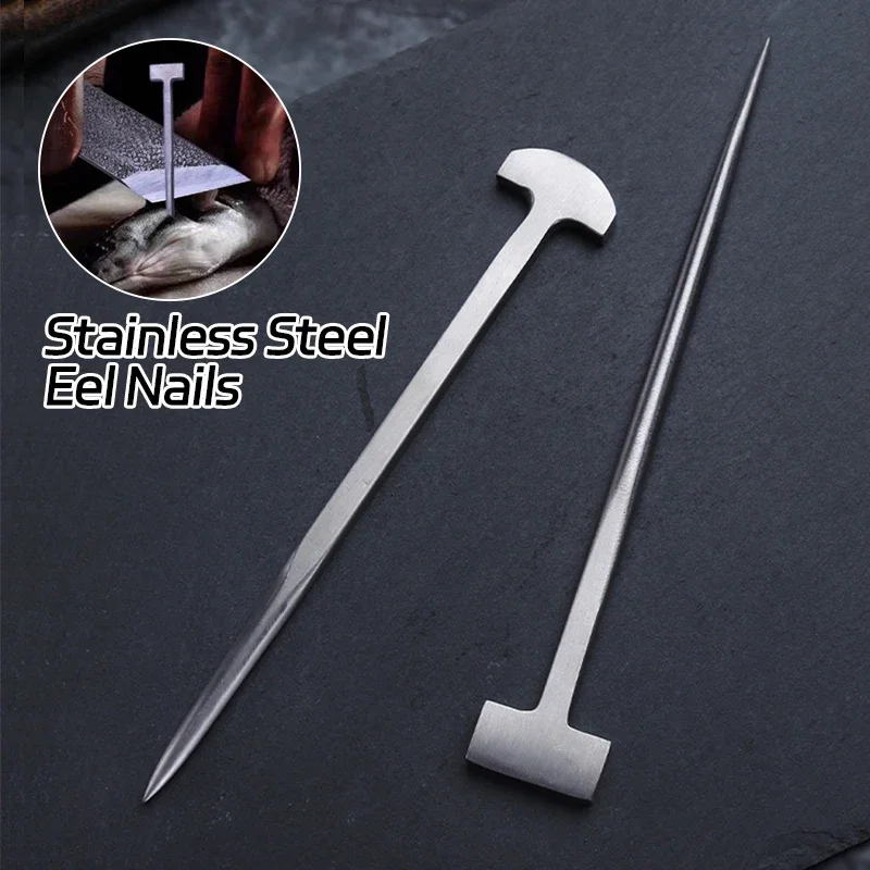 Japanese Style 304 Stainless Steel Eel Spike Sushi Shop Tool