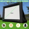 Huge Outdoor Movie Screens 16/20/30ft Inflatable Projector Screen inflatable Movie Screen Blow Up with blower for Projection TV 5