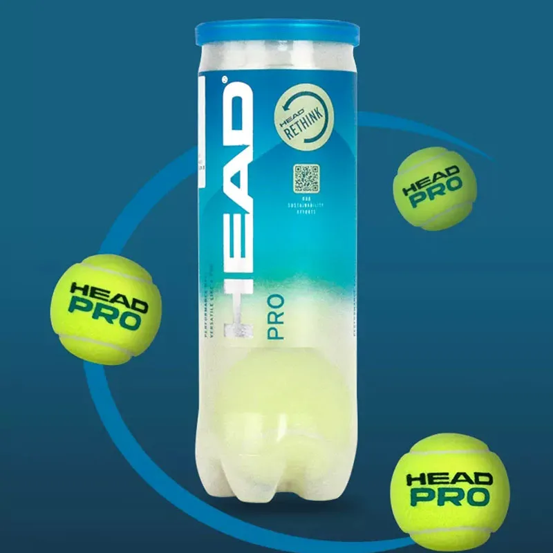 HEAD Professional Tennis 4B TEAM 3 Tour X Training Ball T 3B Pro Match Balls alta elasticità resistente durevole excavice