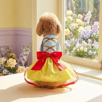 Snow Princess Dog Costume Dress 1