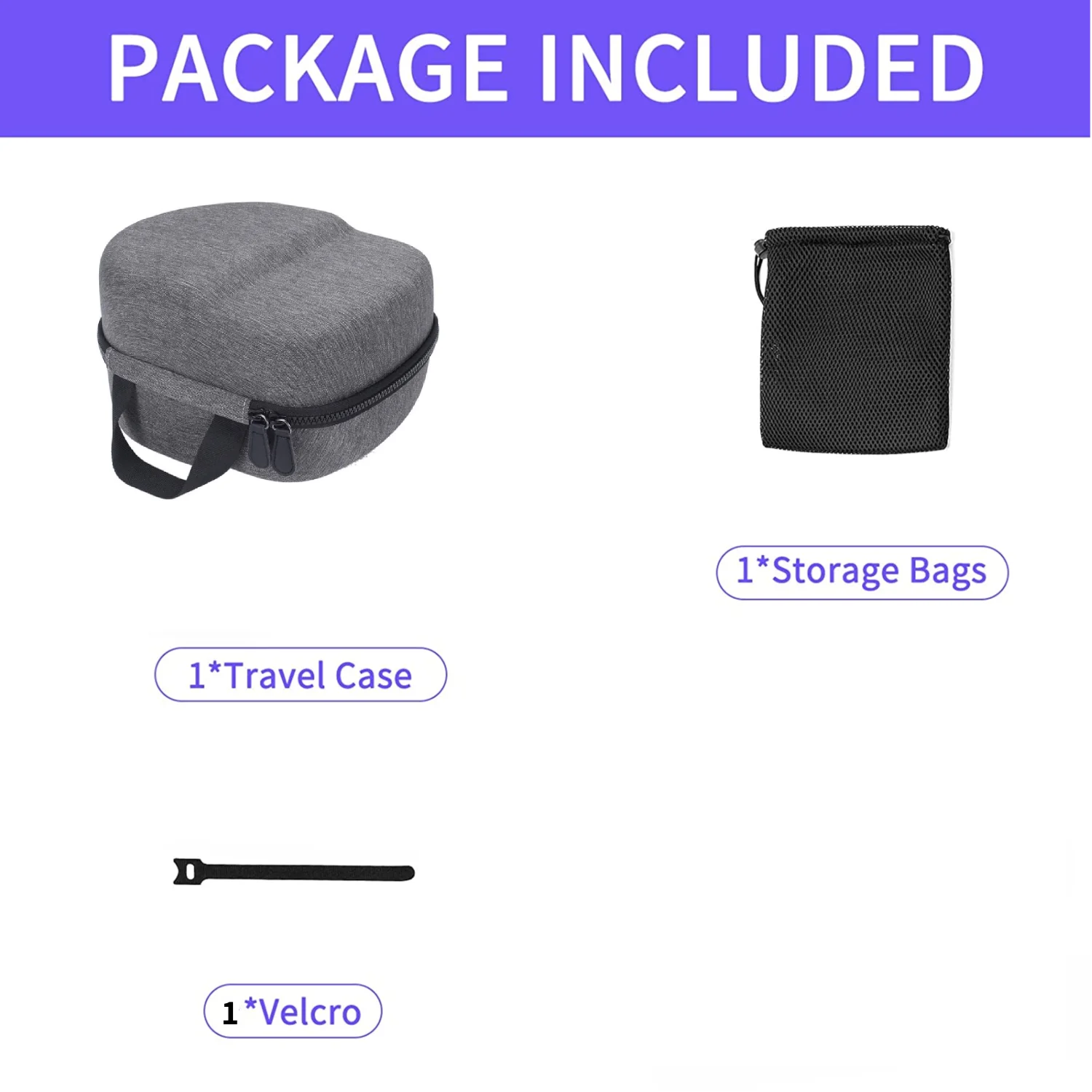 Oculus Quest 2 EVA Travel Storage Bag  oculos VR Headset Portable Convenient Carrying Case VR Headset Controllers Accessories 