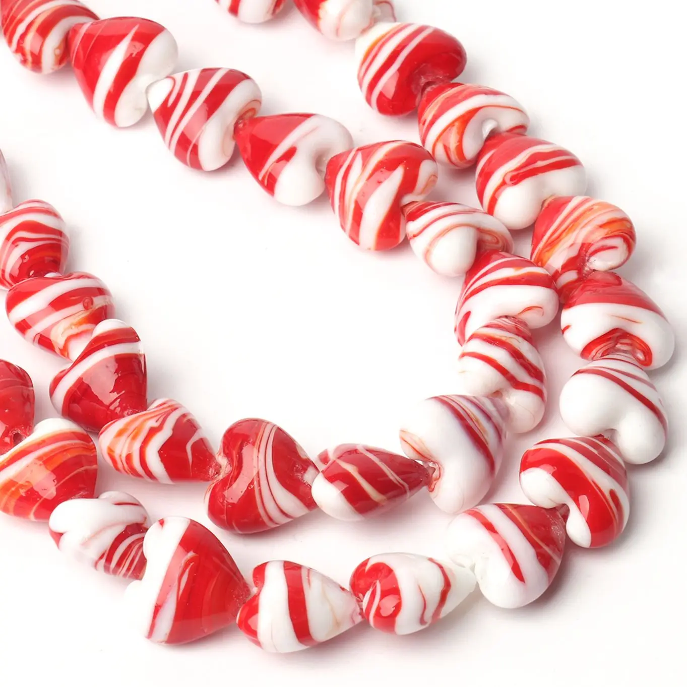 15Mm Grote Murano Hart Malachiet Rode Snoep Strepen Lampwork Kristal Glas  Hanger Kraal Voor Maken Diy Liefde Oorbel Accessoire - AliExpress, image size:1363x1363