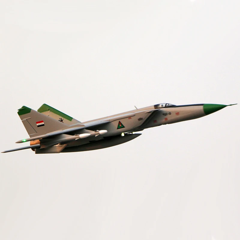 6 CH FlyFans Iraqi MiG-25 Foxbat Twin 64mm RC EDF Jet PNP Model Airplane 4