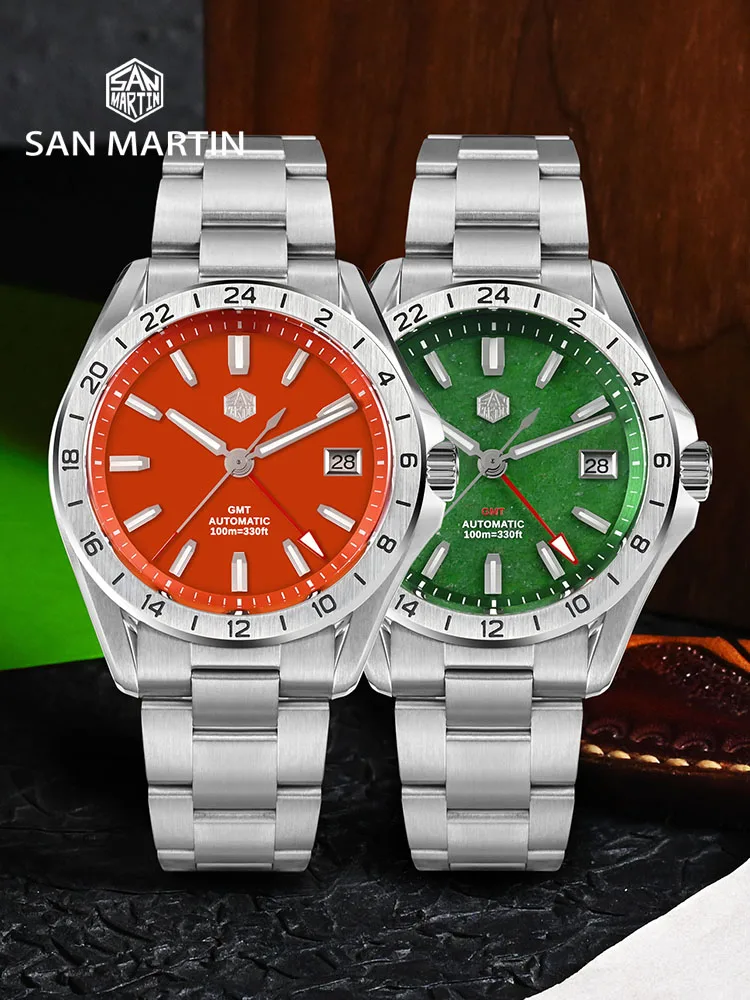 【値下げしました】San Martin SN0129 G Aventurine San Martin SN0129-G-B GMT - Aventurine. : r/ChineseWatches