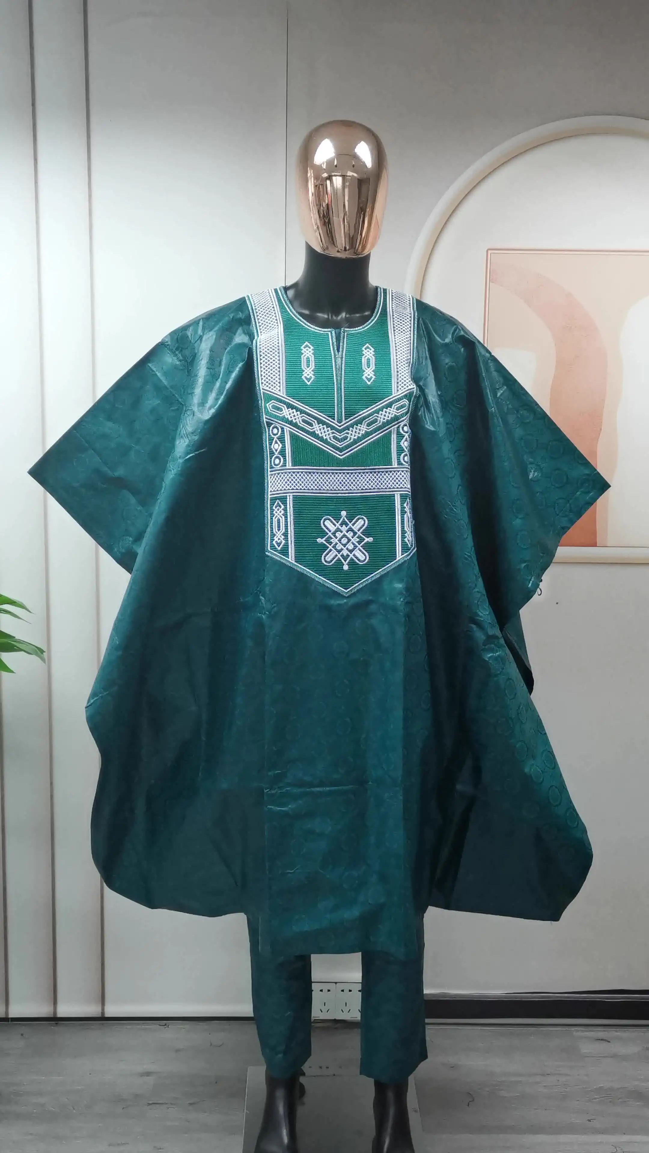 H & D Южноафриканская традиционная одежда Торжественный наряд Bazin Riche Dashiki Одежда