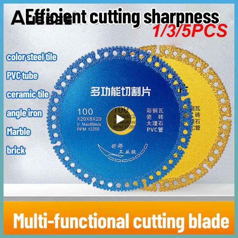 

1/3/5PCS Composite Multifunctional Cutting Saw Blade 100mm Ultra-thin Saw Blade Ceramic Tile Glass Cutting Disc For Angle