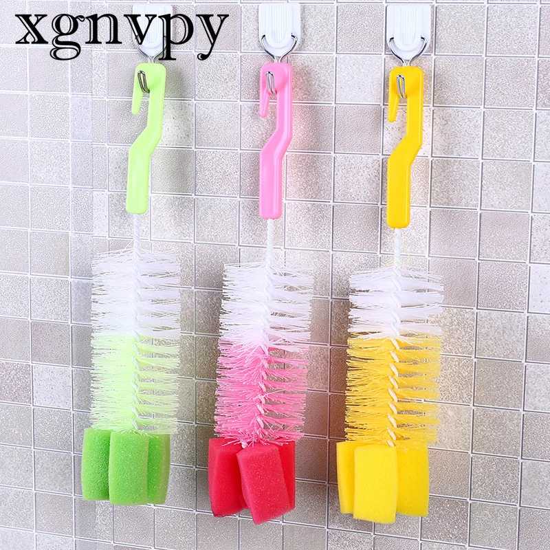 Baby Bottle Brush Wash Tool Nipple Cleaner Sponge Cleaning Kit Single Piece