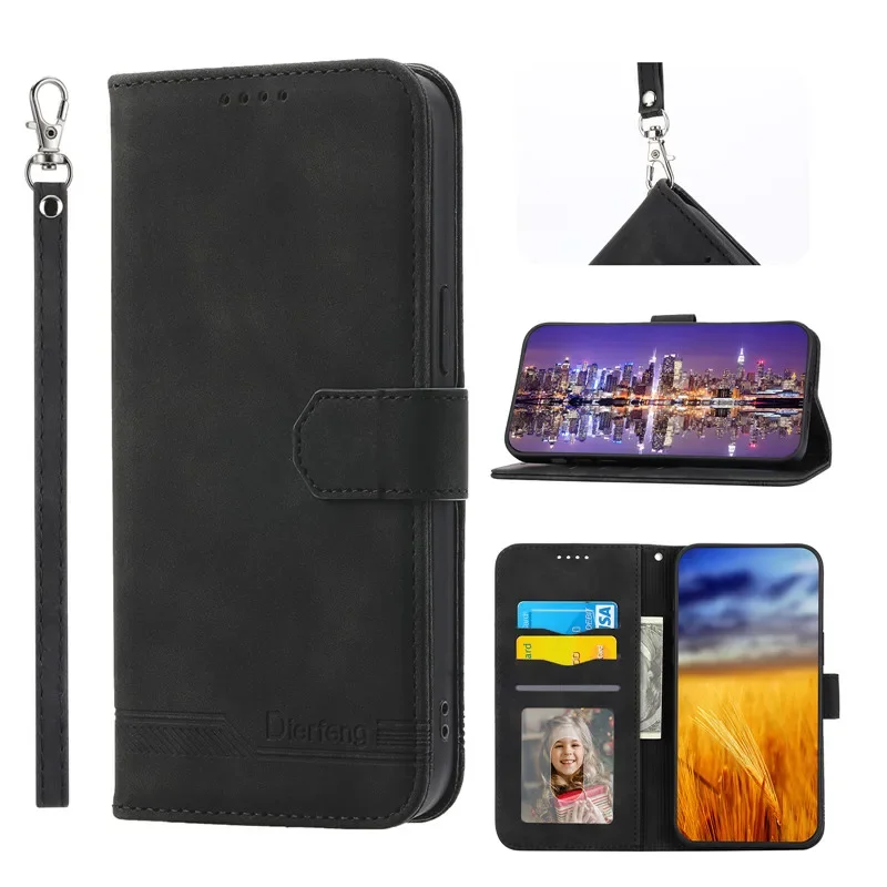 Luxury Magnetic Leather Flip Wallet Phone Cover