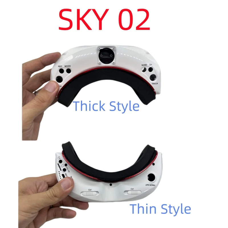 Détail de la mousse de remplacement pour écran facial FatShark HDO2, conçue pour évacuer la transpiration et améliorer le confort.