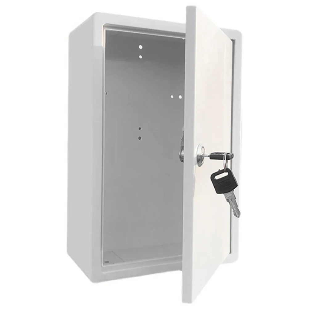 Wall Mount Locking Mailbox Milk Wall-mounted Outdoor Iron Sheet Fresh Delivery ( ) Crate with 3