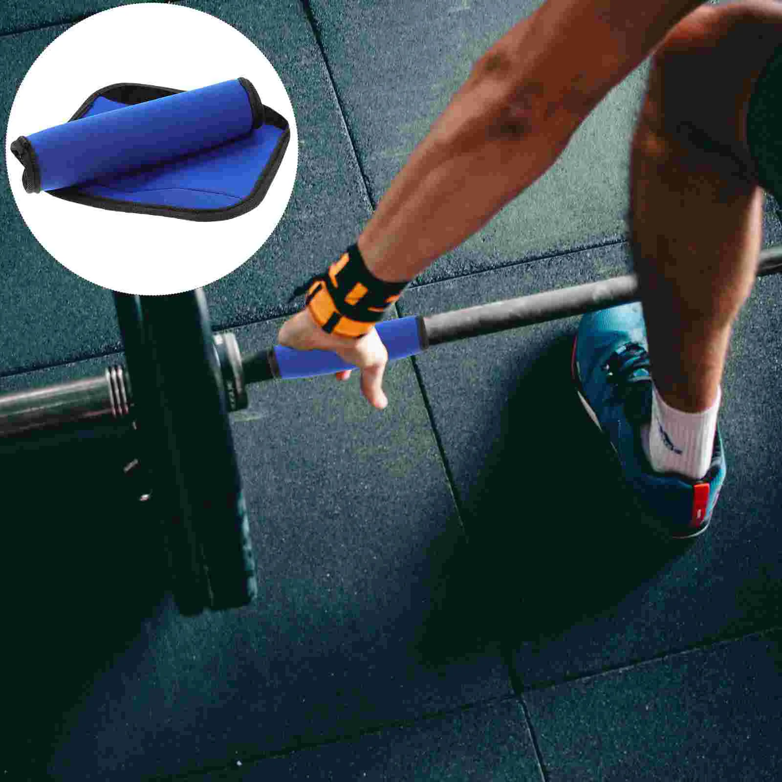 

Removable pads Bar Pad Barbell Cover Horizontal Polyester Hip Accessories Thrusts Grip Anti Sports Gym Mat Weightlift Padding