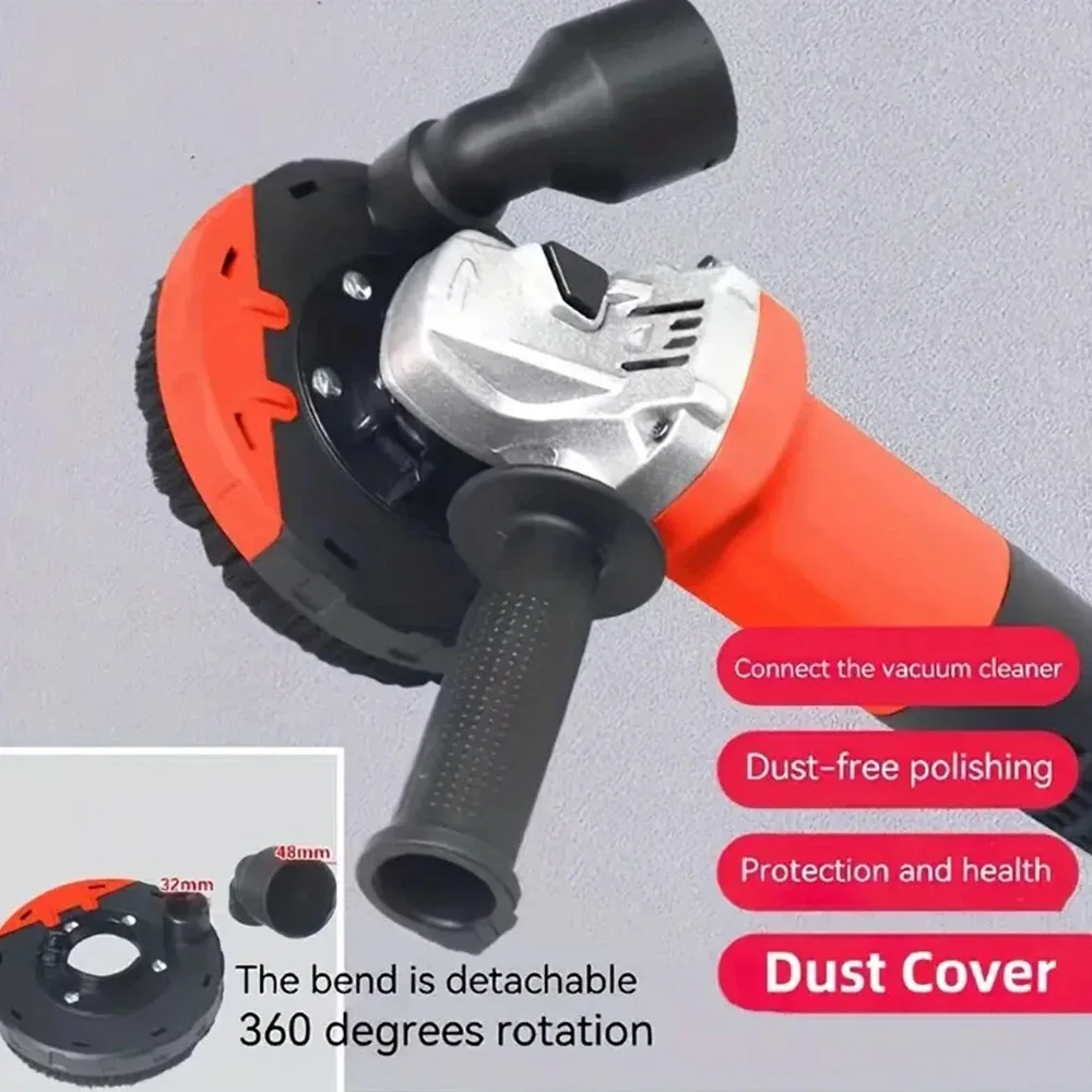 Angle Grinder Dust Cover Shroud Angle Grinder Surface Grinding Cutting Dust Shroud Concrete Stone Dust Collection Cover - 2