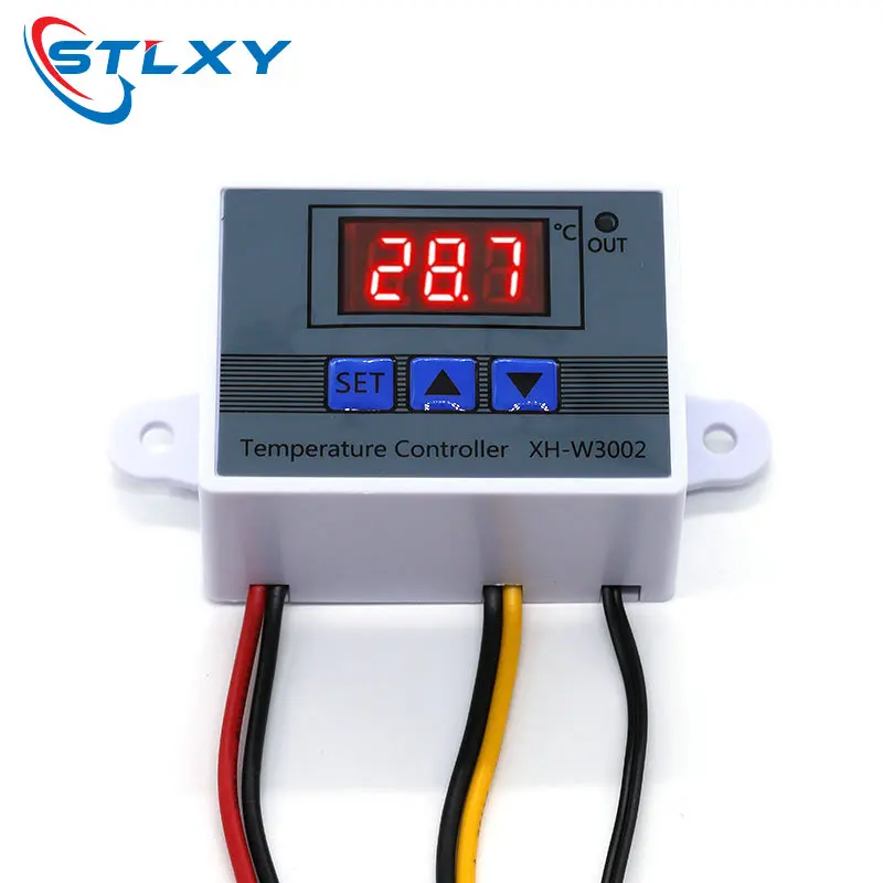 Premium Digital LED Temperature Controller with Waterproof Sensor and Thermostat Control Switch
