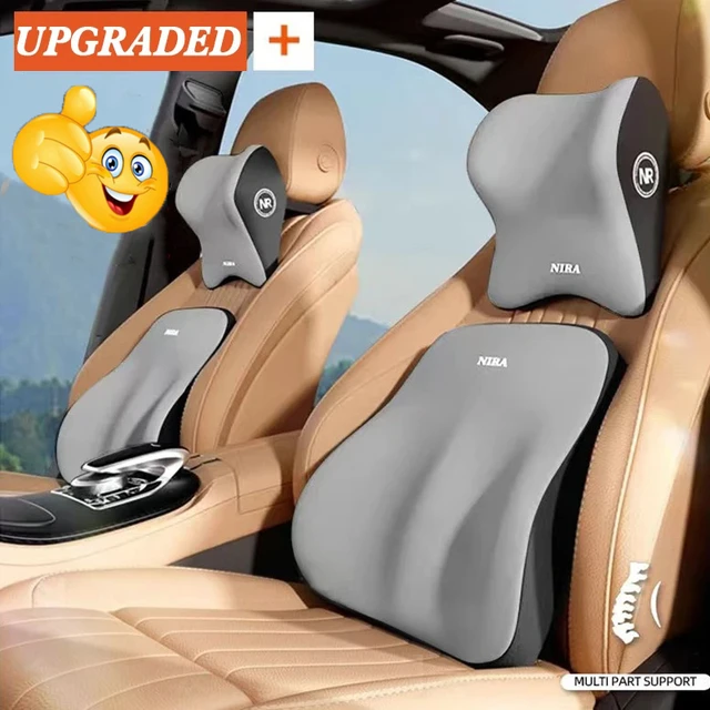 Universal Auto Nacken kissen Kopfstütze Nackens tütze Kopfstütze Kissen Auto  liefert atmungsaktiven Memory Foam Auto Lenden kissen - AliExpress