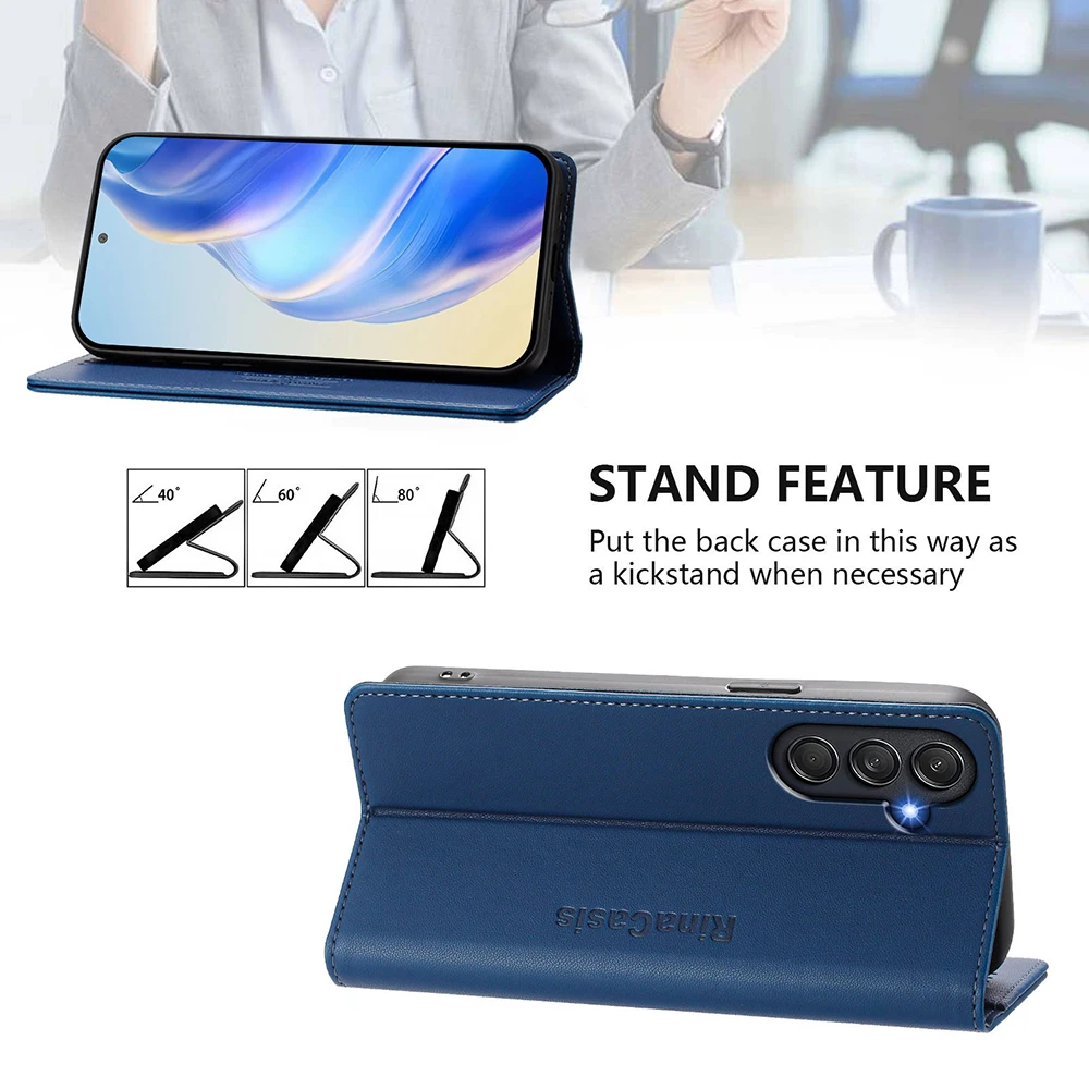 Luxury Magnetic Leather Wallet Phone Case Cover