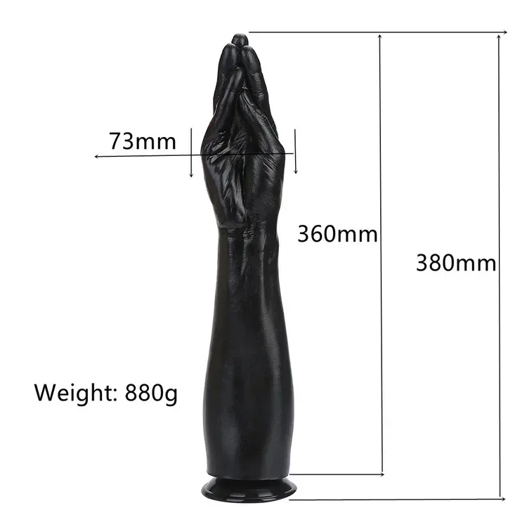 37cm Sexy Hand Butt Dilator Anal Plug For Women Vaginal Big Dildo XXL Female Masturbator Erotic Sex Toys Men Adult Games Bondage