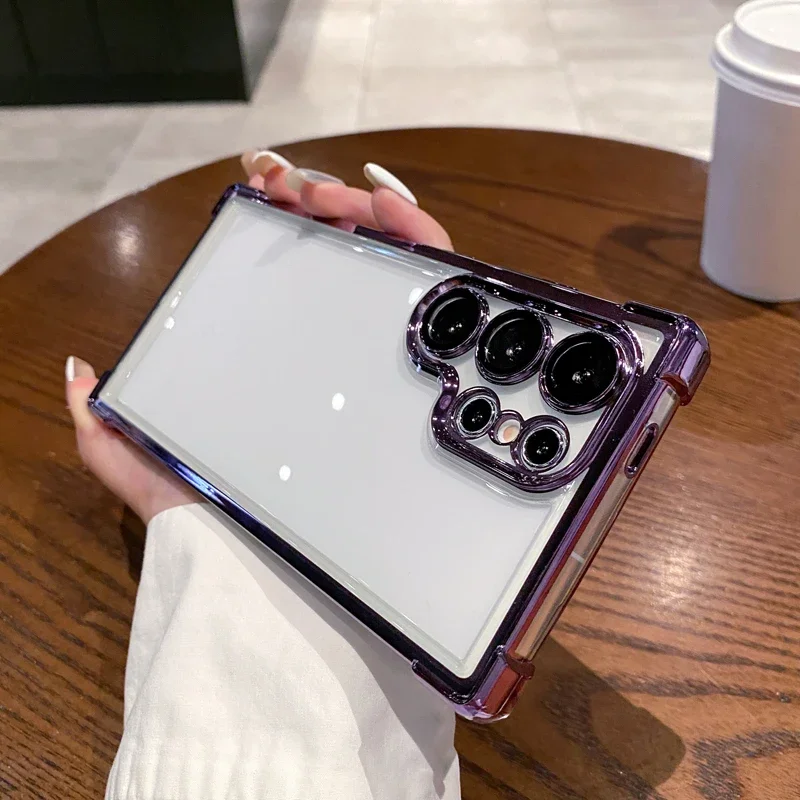 Electroplated Four-Corner Anti-Drop Protective Case