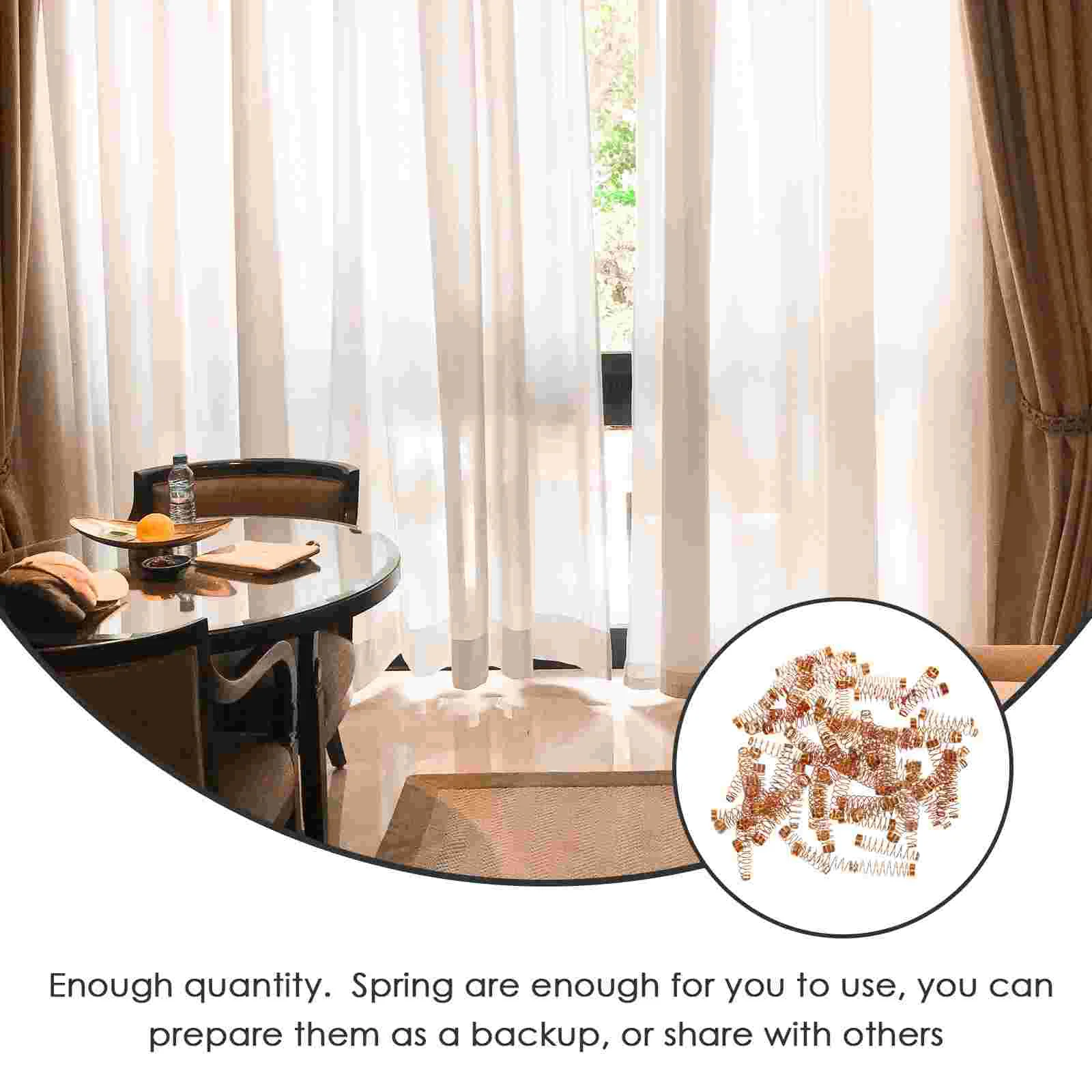 90 Pcs Crafts Tools Mini Spring Extension Compression Springs Heavy Duty Copper Metal Kit for
