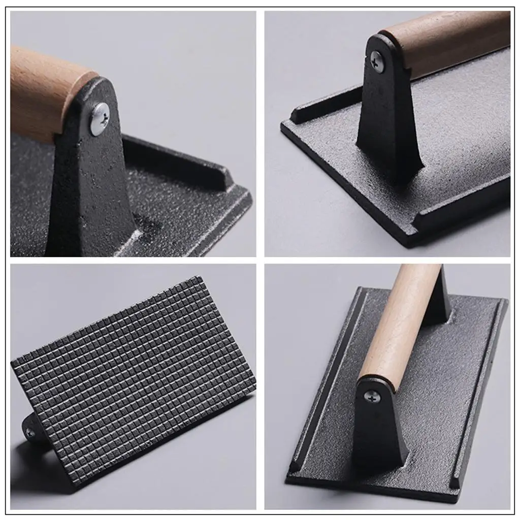 Meat Grill Press Kitchenware Cooking Utensil for Pan Oven Griddle Skillet