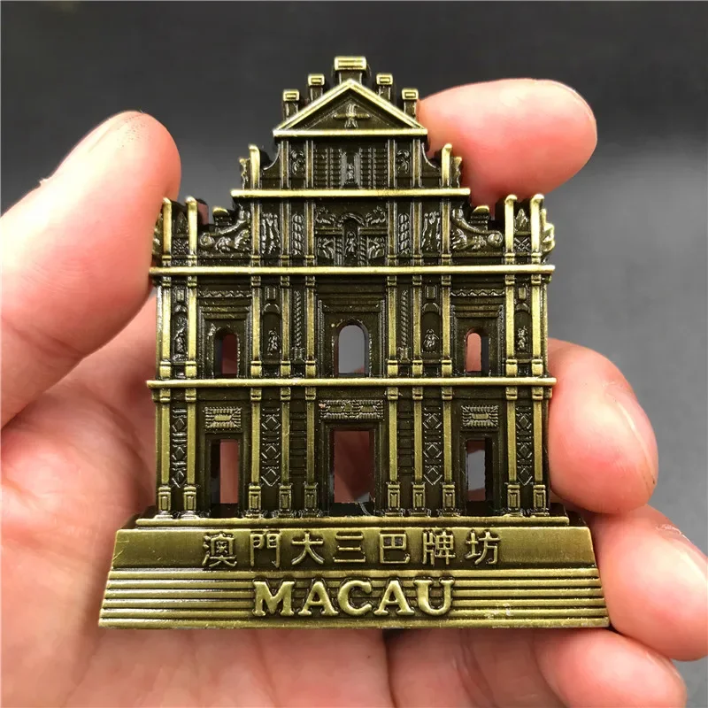 France Paris Barcelona etc Metal 3D Cute Magnet Fridge Sticker Magnetic Fridge Stickers