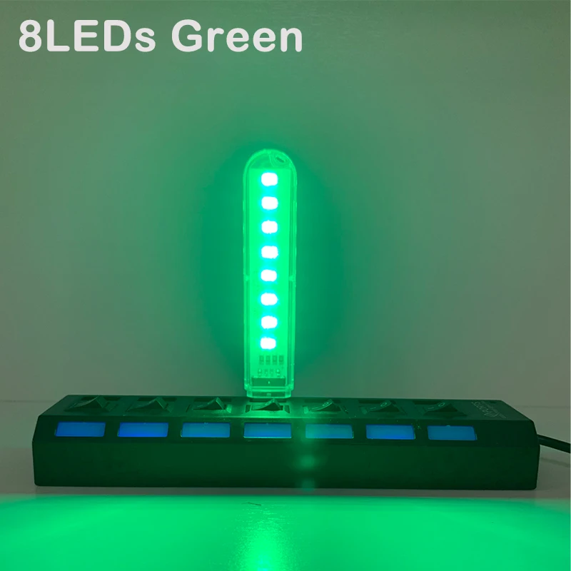 ตัวเลือกสินค้า โคมไฟตั้งโต๊ะ LED สีสวย 4 ดวง ประหยัดไฟ USB